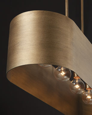 Metal chandelier